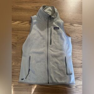 Patagonia Light Gray Fleece Vest